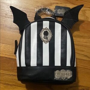 NWT Bioworld Hot Topic Beetlejuice mini backpack Loungefly